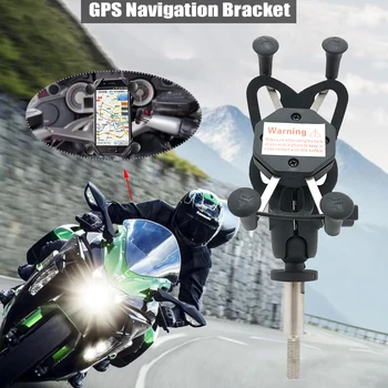 Para Ninja H2 GPS de Navegação Titular do Telefone se encaixa Para a kawasaki Ninja SX 2018-2020 Motocicleta GPS Quadro de Suporte Suporte Suporte