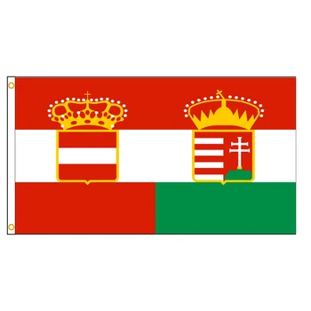 90x150cm 3x5FTS 1869-1918 Áustria Hungria Bandeira