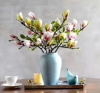 68cm Artificial Flor de Magnolia É Adequado Para Arranjo de Flores Na Sala de estar, Banquete de Casamento Local, E da Disposição do Jardim