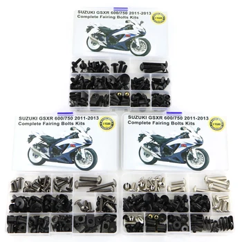 Ajuste Para Suzuki GSXR600 GSX-R750 2011 2012 2013 2014 2015 2016 Motocicleta Completa Carenagem Integral Kit de Parafusos de Aço Fecho de Parafusos