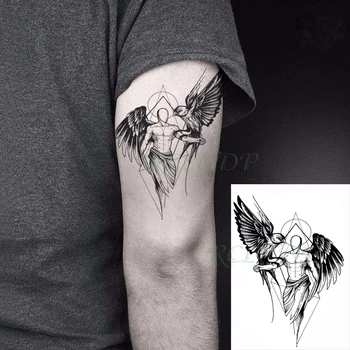 Impermeável da Etiqueta Temporária Tatuagem de Pássaro Ângulo de Águia Asa Homem Falso Tatto Flash Tatoo Corpo Pequeno de Arte para Crianças Homens Mulheres