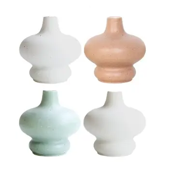 Moderno e Minimalista Vaso de Cerâmica Enfeite de Porcelana, Vasos de Arte Decorativas, Vasos de Flores Secas Recipiente para o Interior de Casamento Adorno