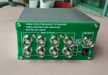 Versão mais recente BG7TBL OCXO de referência padrão de freqüência de 8 a porta de saída do amplificador de Distribuição de 10MHz