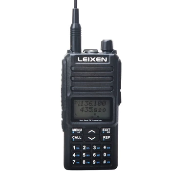 LEIXEN UV-25D Walkie Talkie Real 20W 10-20KM VHF 136-174MHz UHF 400-480MHz de Banda Dupla Espera Dupla Dupla de Recepção VOX FM de Rádio CB