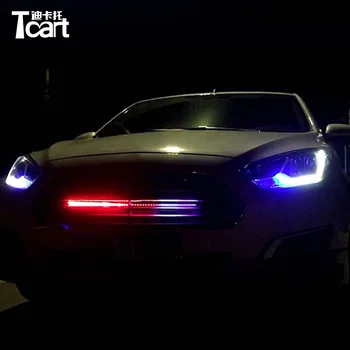 Tcart 147model Impermeável 54CM 48LED RGB ce highpower remoto de cor RGb LED Knight Rider Luzes com controle remoto sem fio