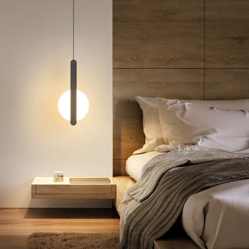 Nordic lâmpada de cabeceira do quarto luminária restaurante da lâmpada designer criativo secretária moderno e minimalista de mesa de bar pequeno lustre