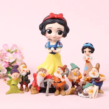 Filme Da Disney De Branca De Neve E Os Sete Anões Figuras De Ação Do Anime Figura Kawaii Princesa Modelo De Bonecas Da Rainha De Brinquedos Para As Crianças Do Presente