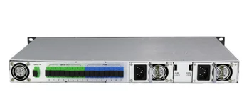 CATV EDFA de fibra óptica Amplificador 1310/1490/1550 WDM 1550nm 1U/ 80W 8port*17dbm de energia sc/apc,sc/upc de Alta potência Amplificador de fibra óptica