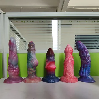 BEADSX Edição Limitada Multi-cor Vibrador Alienígena Plug Anal Sexo Brinquedo da Boneca do Amor Para Adultos, Casal de Mulheres, Homens, Apenas 1 Peça Para Cada