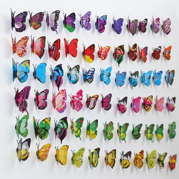 Cores clássicas borboleta brinquedos bonitos Geladeira Imã de geladeira Imã de Geladeira