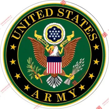 Personalidade do Exército dos EUA Selo Verde-Águia-Logotipo Adesivo/Decalque de Corrida de Moto Capacete de Adesivos