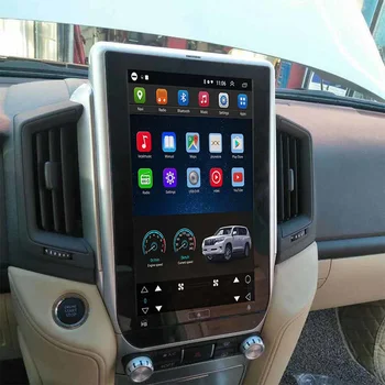 13.8 POLEGADAS 4K Tela Tesla auto-Rádio Estéreo Para Toyota Land Cruiser 200 LC200 2016 - 2019 11 Android Multimídia Vídeo Player em seu GPS