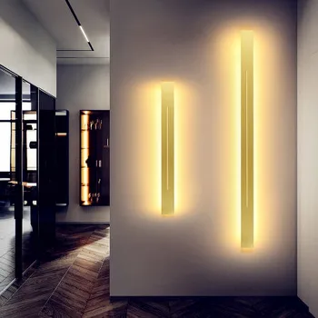 Moderno, simples Retângulo LED de Alumínio da Lâmpada de Parede de estilo italiano de Design da Parede do Diodo emissor de Luz para a Sala de estar, Quarto, Sala de Jantar, corredor